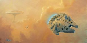 Star Wars Artwork Star Wars Artwork Escape From Cloud City (SN)